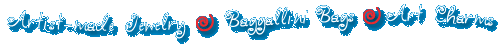 Artist-Made Jewelry, Baggalinni bags and art charms!
